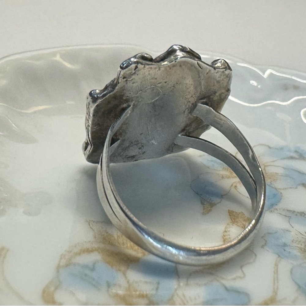 Sterling Silver Statement Ring With Lavender Agate - image 6